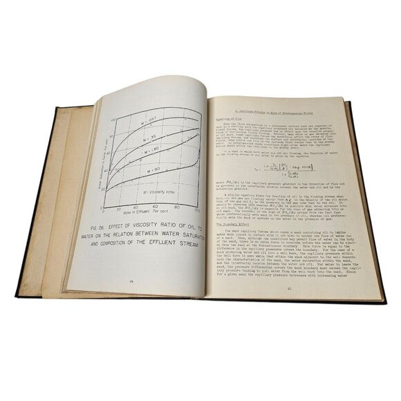 Humble Oil & Refining Company Principles Of Reservoir Behavior Hardcover 1940 - Picture 13 of 16